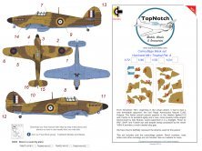 1/24 Hawker Hurricane Mk.I Tropical A Camouflage paint masks