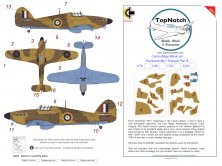 1/24 Hawker Hurricane Mk.I Tropical B Camouflage paint masks