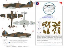 1/32 Seac Hawker Hurricane Mk.IID A Camouflage paint masks