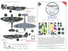 1/32 Supermarine Spitfire Mk.Vb Eagle camouflage paint mask