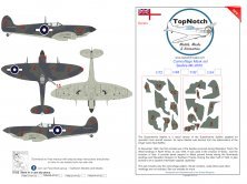 1/32 Supermarine Seafire Mk I/II/III camouflage paint mask