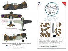 1/32 Buffalo Raf 67 Sqn Burma 1941 camouflage pattern paint mask