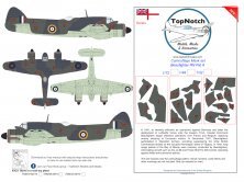 1/32 Bristol Beaufighter Royal Navy A camouflage paint masks