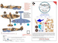 1/48 Supermarine Spitfire Mk.Vc Desert Usa camouflage paint mask