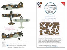 1/48 Brewster Buffalo RAF-Dutch-USA camouflage pattern mask
