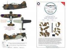 1/48 Brewster Buffalo Raf 67 sqn Burma 1941 camouflage mask