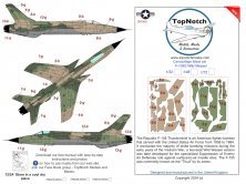 1/72 Republic F-105G Thunderchief Wild Weasel camouflage