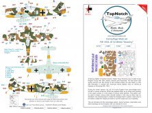 1/72 Fw-190A Winter JG54 Notwotny camouflage paint mask