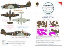 1/72 Raf Bristol Beaufort Mk.I Pat. A Type 1 camouflage pattern