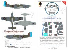 1/72 P-51D Mustang Firewall No 3 sqn Raaf camouflage pattern