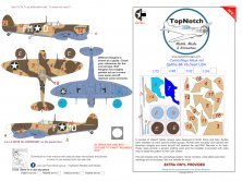1/72 Supermarine Spitfire Mk.Vb Desert Usa camouflage paint mask