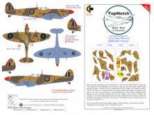 1/72 Supermarine Spitfire Mk.IX Desert paint mask