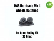 1/48 Hawker Hurricane Mk.II main Wheels