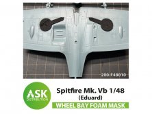 1/48 Supermarine Spitfire Mk.Vb Foam flexible wheel bays mask