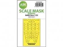 Art Scale Masque peinture Mitsubishi A6M2 Zero 1/35 Art Scale Masque peinture Mitsubishi A6M2 Zero 1/35