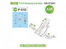 1/72 P-51D Mustang seat belts