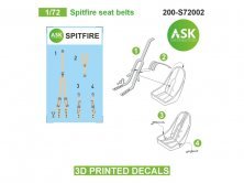 1/72 Spitfire seat belts