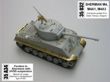 1/35 Hvss Sherman fenders for Dragon, Italeri and Tamiya