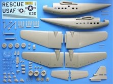 1/72 Northrop YC-125B Raider 3-engined STOL utility transport