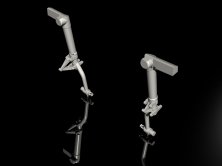 1/32 North-American P-51D Mustang Main Undercarriage legs