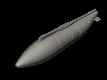 1/72 Dassault Mirage F.1  RPL-201 Irakien Centerline tank