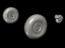 1/48 Junkers Ju-88A-4/Ju-88C-6 Late Main and Tail Wheels