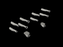 1/48 Bristol Blenheim Mk.I engine intakes