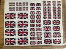 Assorted Union Jack flags