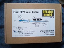 1/72 Cirrus Sr 22 with markings for Saudi Arabian Air Force, USA