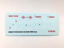 1/100 Soviet T-34/85 decals