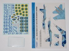1/48 Ukrainian Sukhoi Su-27 and Su-27UB with geometric camouflag