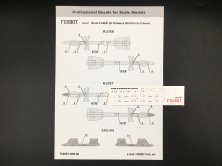 1/72 Soviet Missile R-27ER/ET & APU-470 for Su-27 Stencils