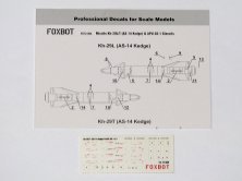 1/72 Stencils for Missile Kh-29L/T & APU-58-1