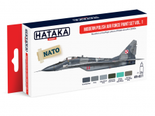 Hataka Hobby  Modern Polish Air Force paint set vol. 1