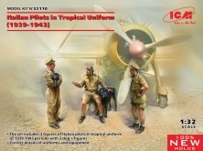 1/32 Italian Pilots in Tropical Uniform
