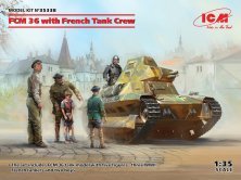 1/35 Fcm 36 with French Tank Crew