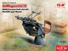 1/35 Zwillingssockel 36, German WWII AA MG Mount
