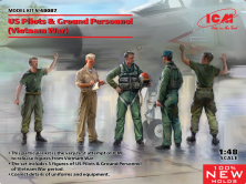 1/48 US Pilots & Ground Personal Vietnam War