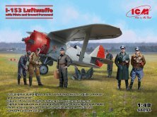 1/48 I-153 Luftwaffe with Pilots & Ground Personnel