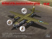 ICM 1/48 Airfield American Bomber Group Diorama Kit