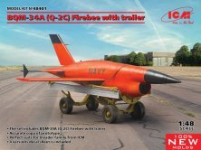 1/48 BQM-34A Firebee with trailer