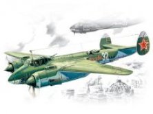 ICM 1/72 Tupolev Tu-2 WWII Soviet Bomber Kit