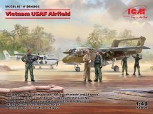 1/48 Vietnam USAF Airfield set OV-10A, O-2A, figures