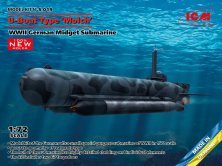 1/72 U-Boat Type Molch, German WWII Midget Submarine