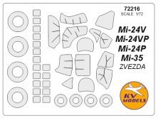 1/72 Mil Mi-24V / Mi-35 paint masks
