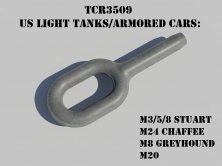 1/35 tow cables for US Light Tanks and Armoured cars