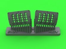 Master 1/32 P-51 Mustang Carb. Air Filter Cover RAF