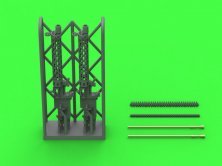 1/48 Spandau LMG 08/15 with SHORT charg.handle 2x