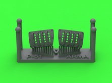 1/72 P-51 Mustang carb.air fil.cover RAF 1 ARMA