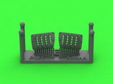 1/72 P-51 Mustang carb.air fil.cover RAF 2 ARMA